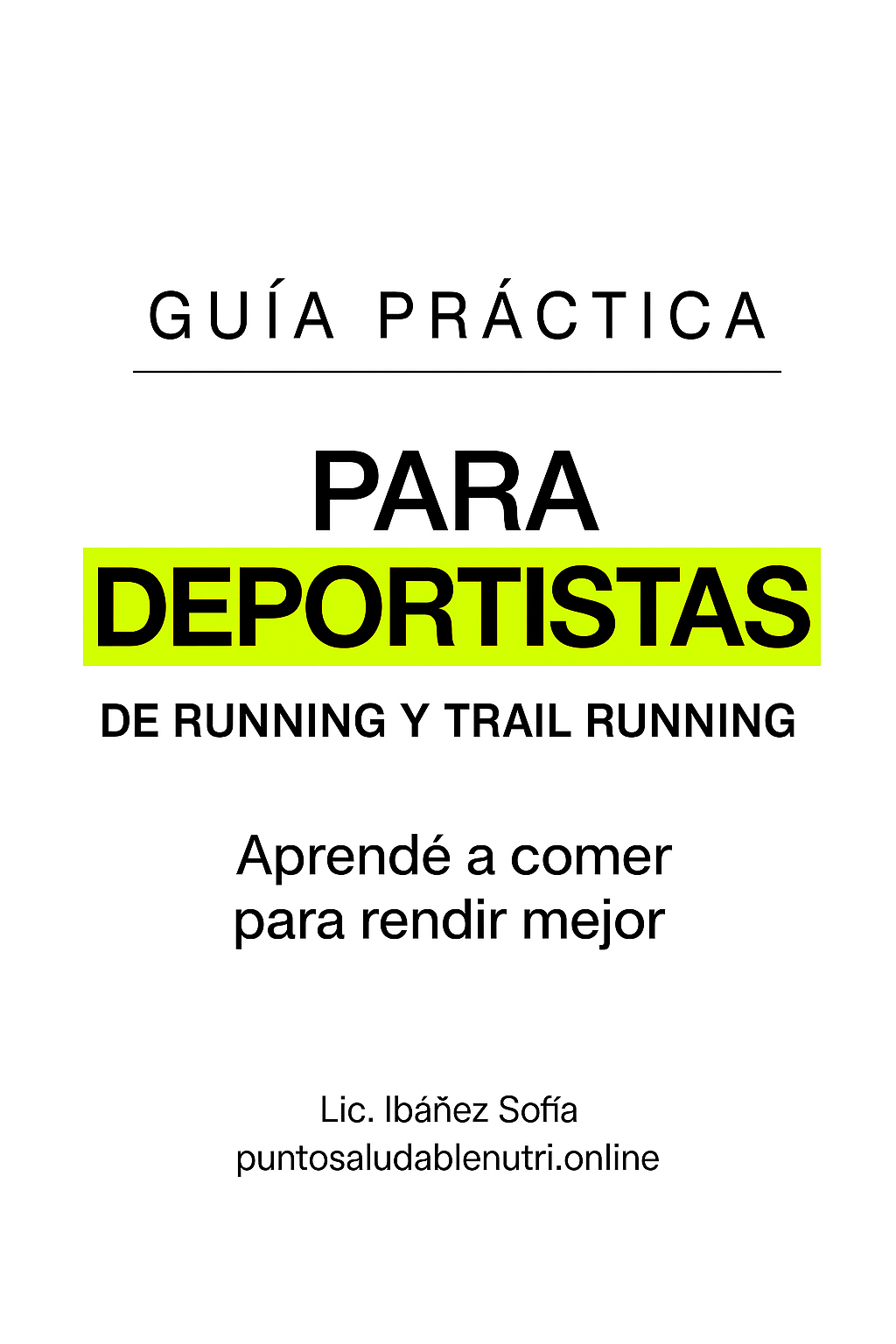 🏃Guía de Alimentación para Running y Trail Running