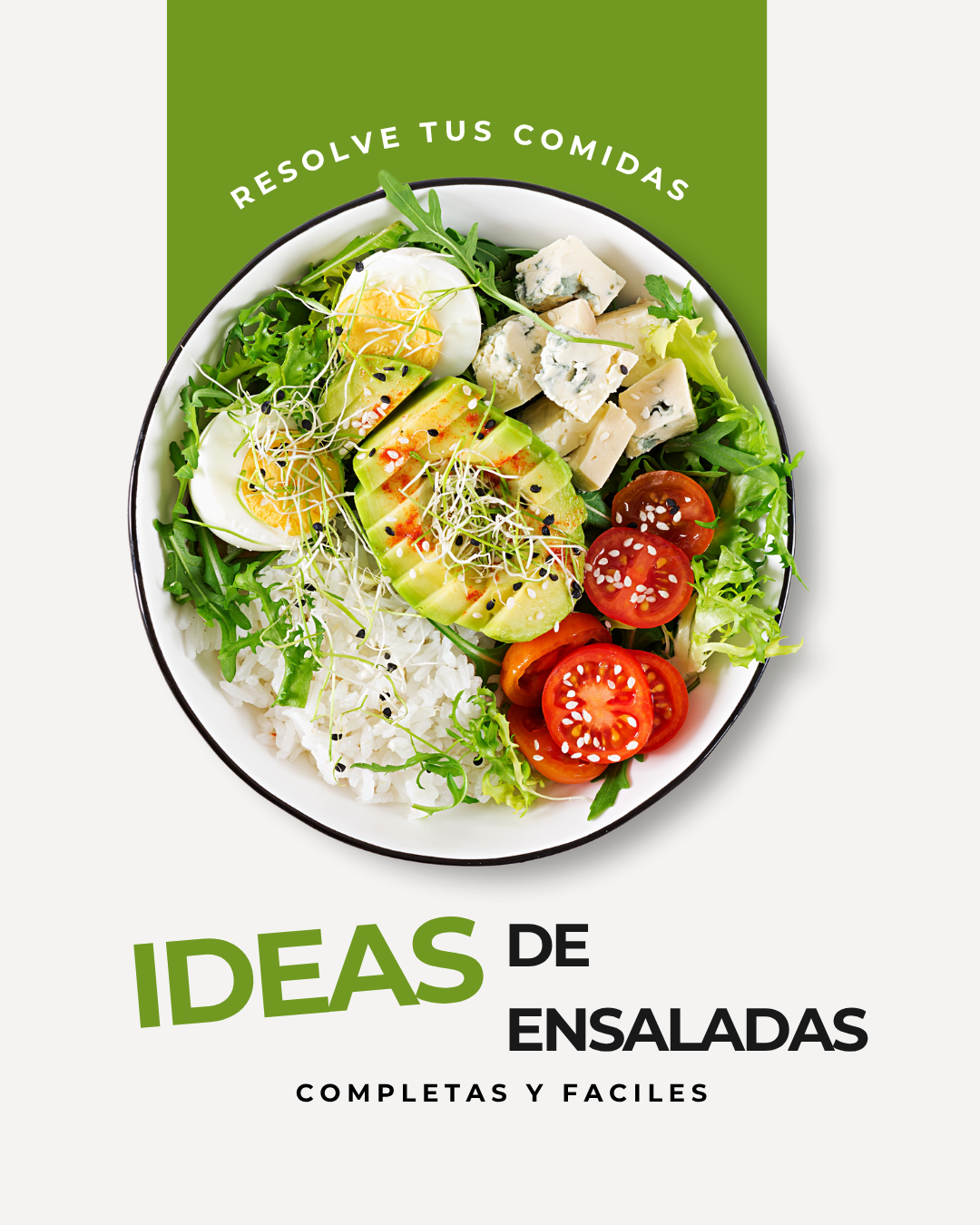 Recetario de Ensaladas — 11 ideas frescas, nutritivas y llenas de sabor